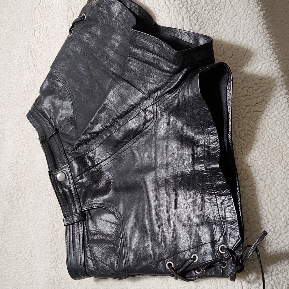 Genuine Leather Shorts